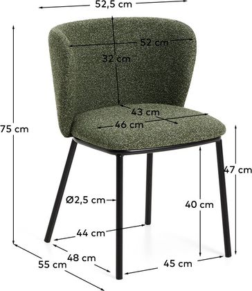 Kave Home Ciselia Eetkamerstoel