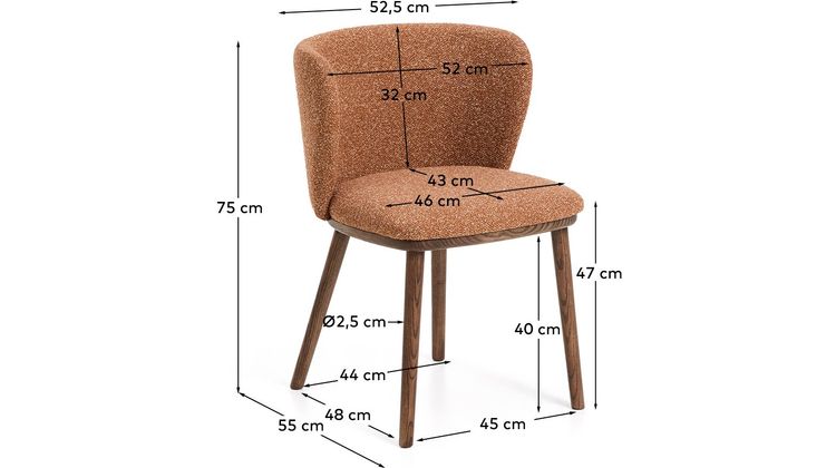 Kave Home Ciselia Eetkamerstoel