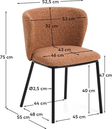 Kave Home Ciselia Eetkamerstoel
