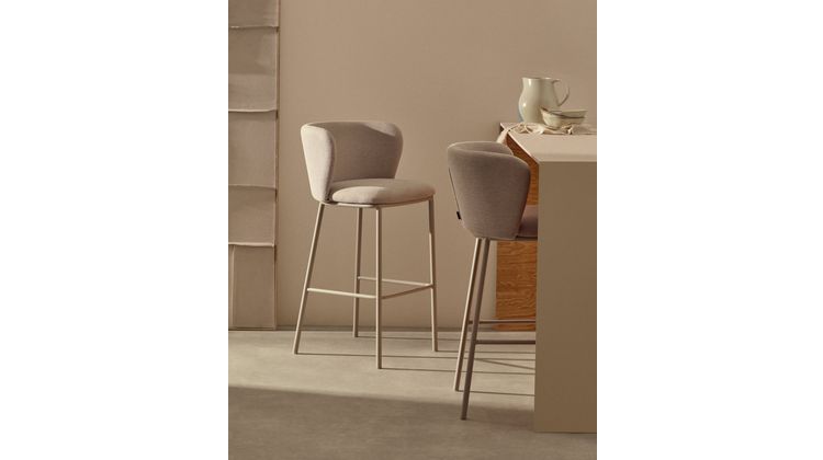 Kave Home Ciselia Hoog Barstoel