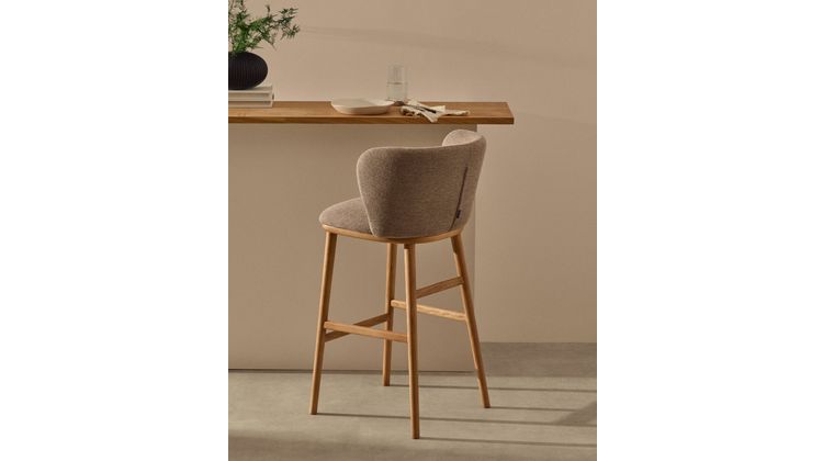 Kave Home Ciselia Hoog Barstoel