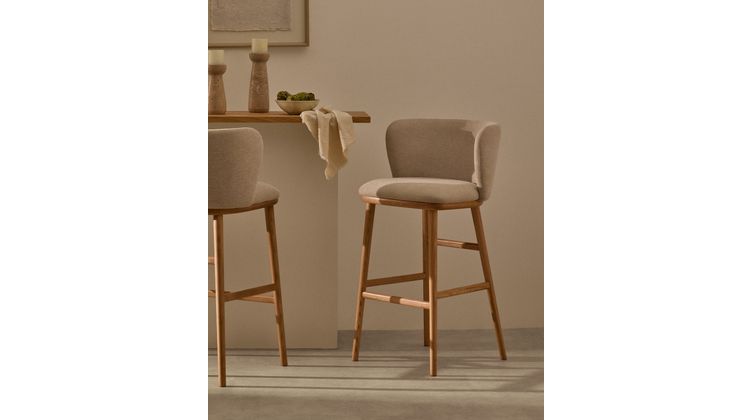 Kave Home Ciselia Hoog Barstoel