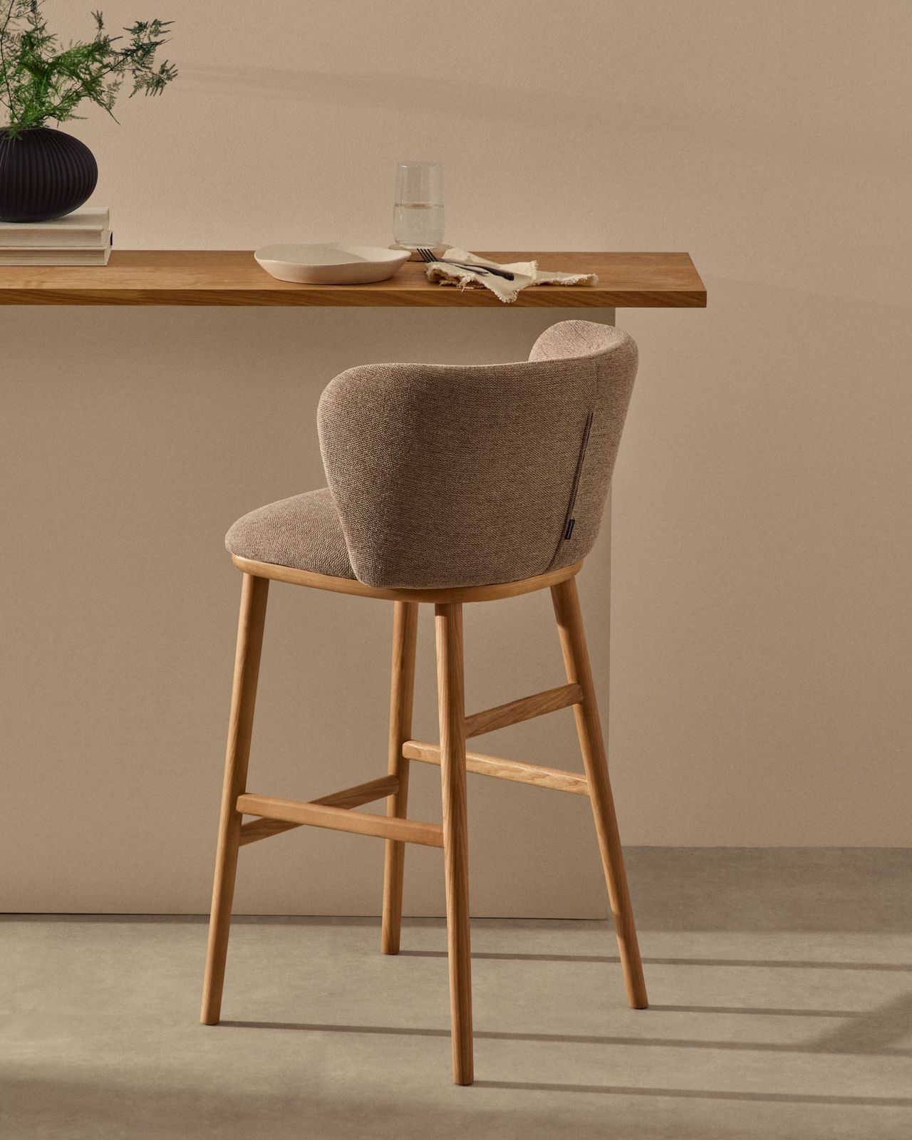 Kave Home Ciselia Hoog Barstoel