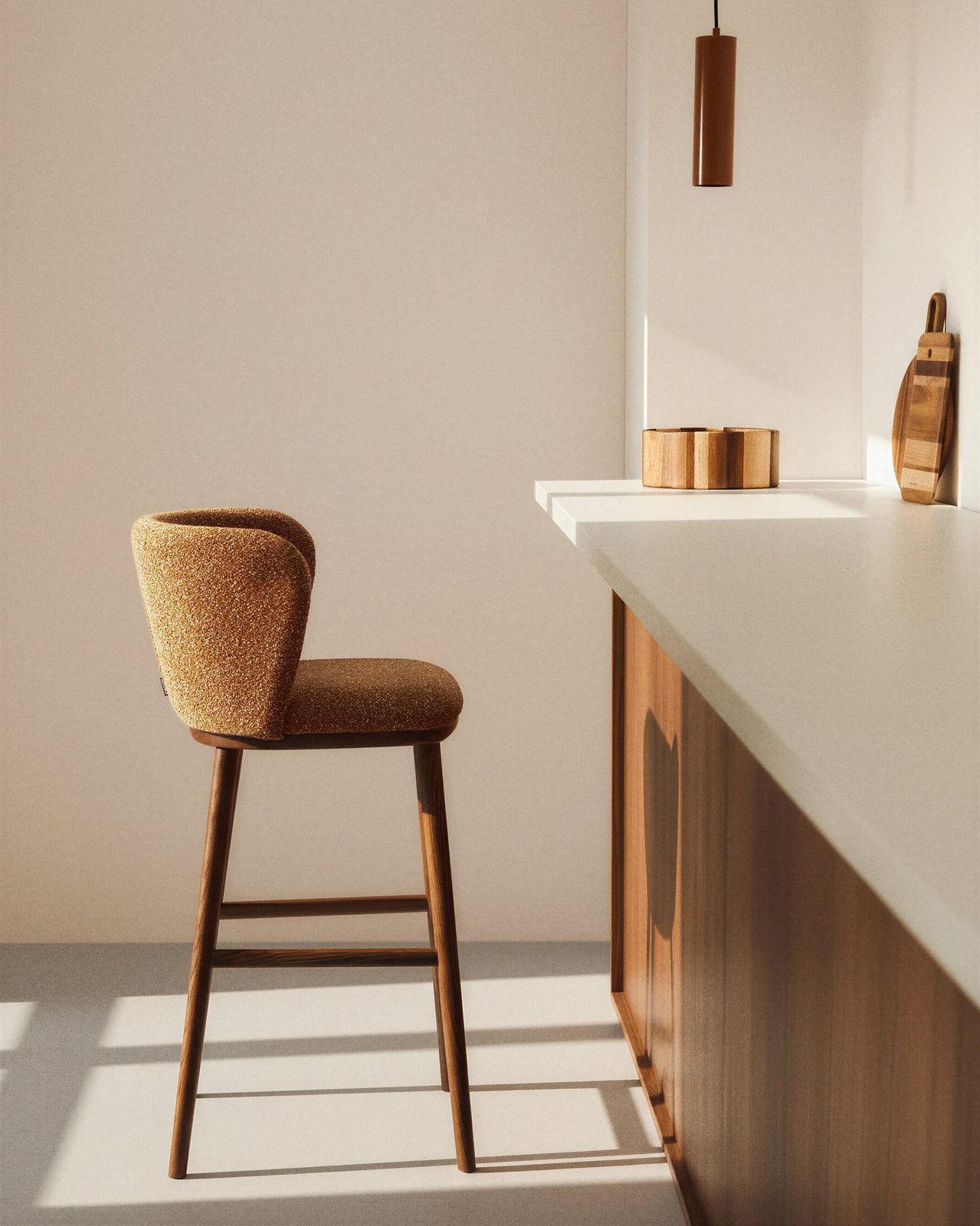 Kave Home Ciselia Hoog Barstoel