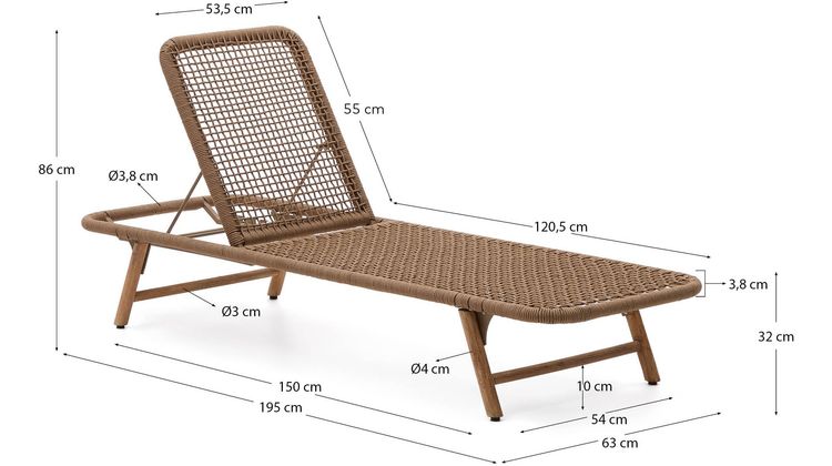 Kave Home Dandara Ligstoel