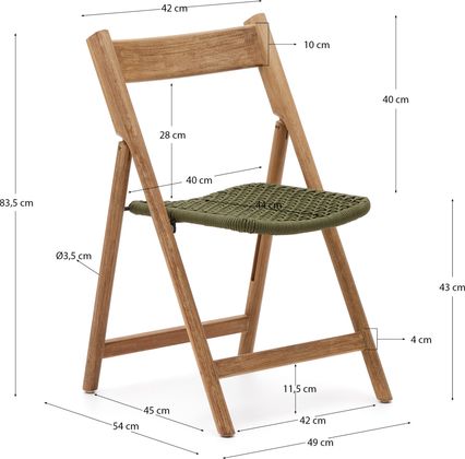 Kave Home Dandara Tuinstoel