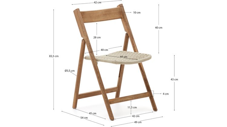 Kave Home Dandara Tuinstoel