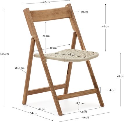 Kave Home Dandara Tuinstoel