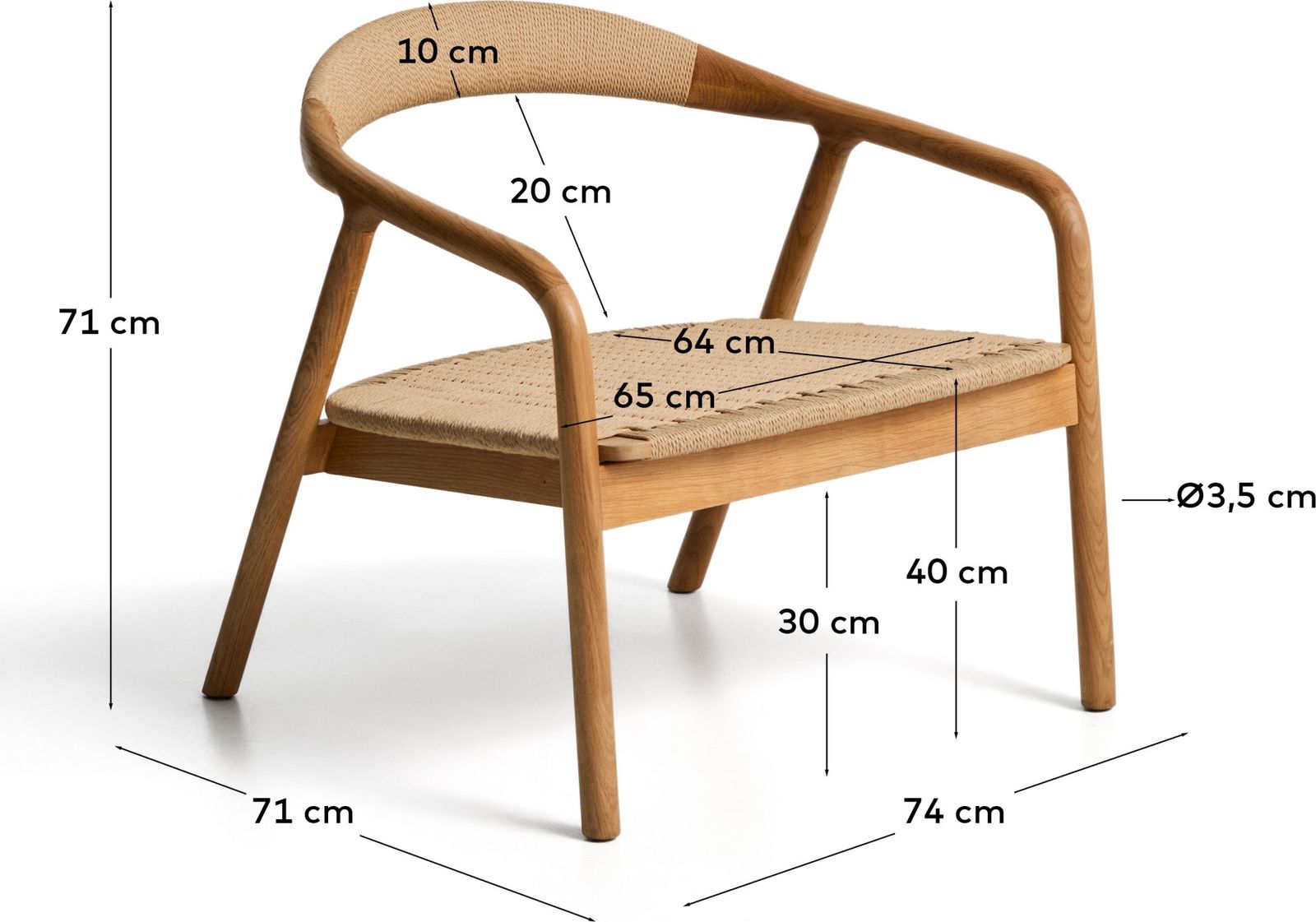 Kave Home Derile Fauteuil