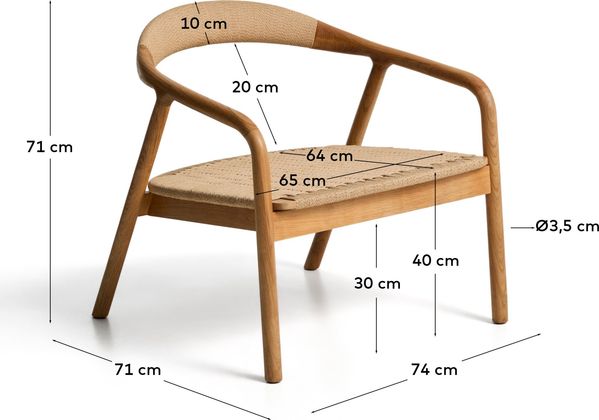 Kave Home Derile Fauteuil