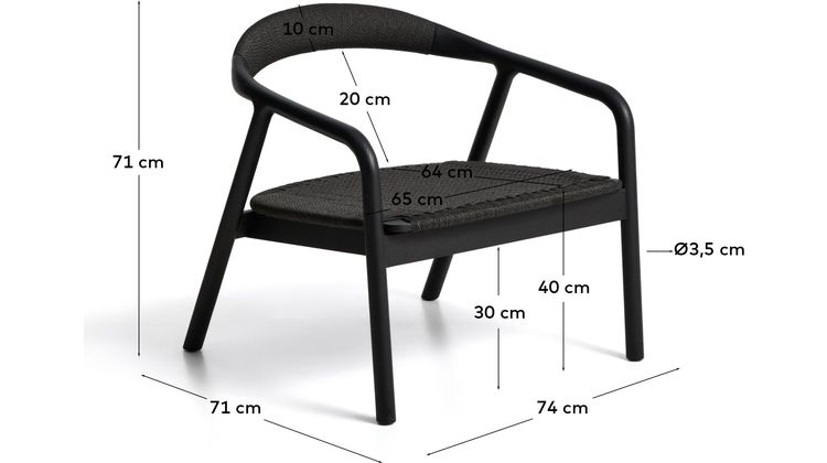 Kave Home Derile Fauteuil