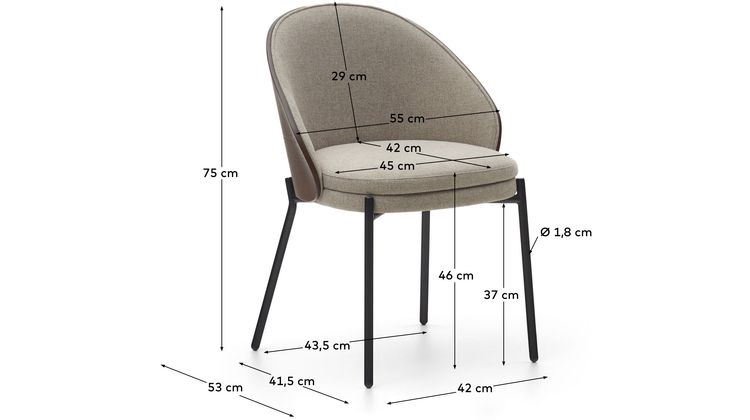 Kave Home Eamy Eetkamerstoel
