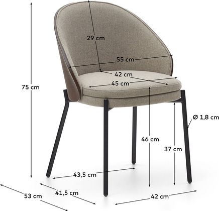 Kave Home Eamy Eetkamerstoel