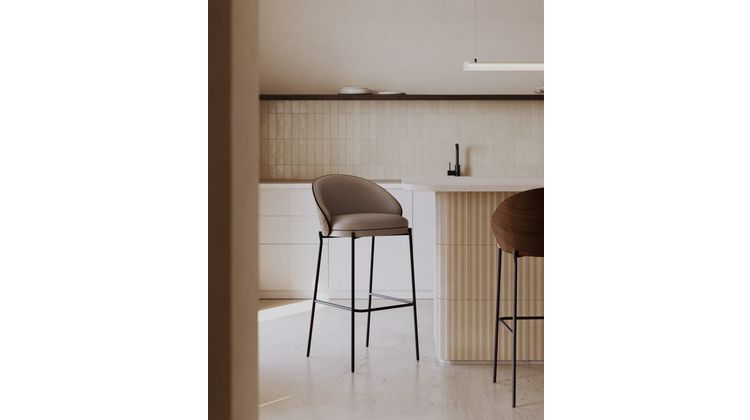 Kave Home Eamy Hoog Barstoel