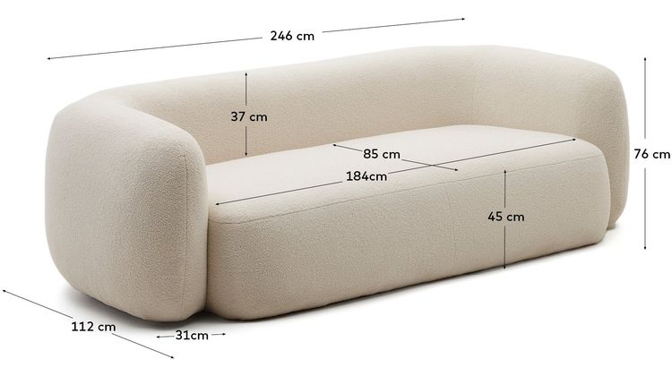 Kave Home Eamy Hoog Barstoel