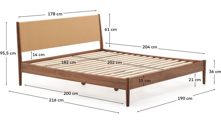 Kave Home Elan Bed