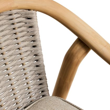 Kave Home Elunda Tuinstoel