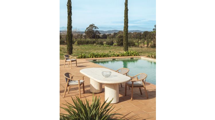 Kave Home Elunda Tuinstoel