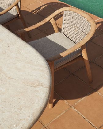 Kave Home Elunda Tuinstoel
