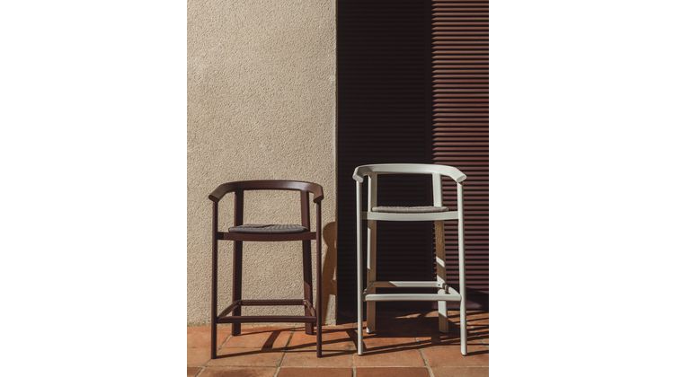 Kave Home Erice Lage Tuin Barkruk