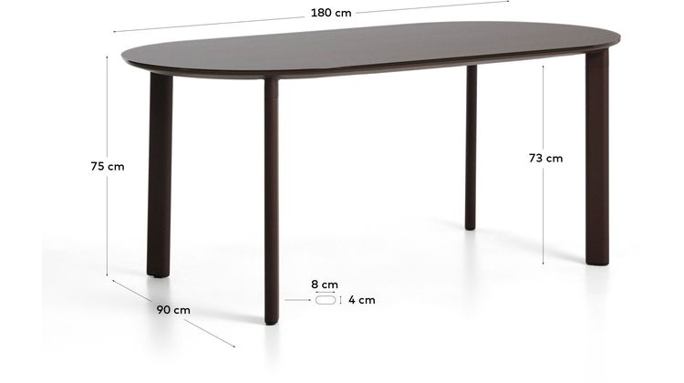 Kave Home Erice Tuintafel