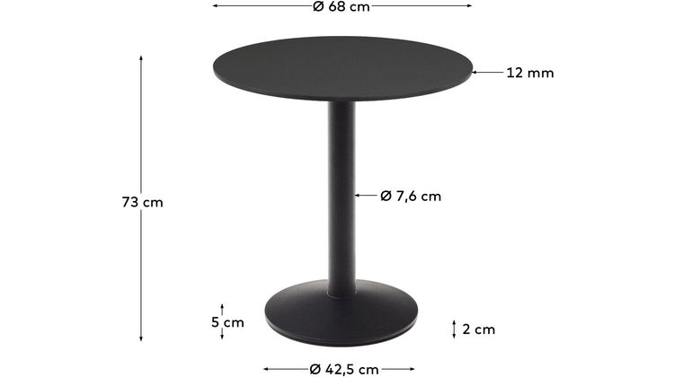 Kave Home Esilda Outdoor Bistrotafel