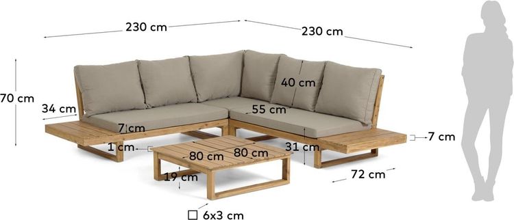 Kave Home Flaviina Loungeset
