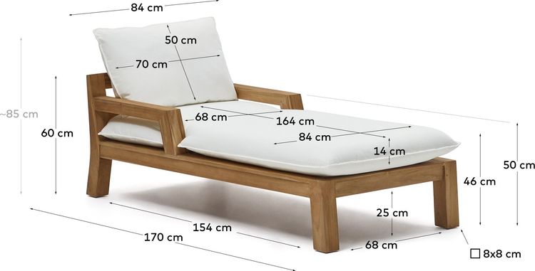 Kave Home Forcanera Ligstoel