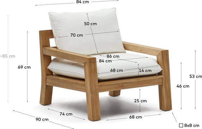 Kave Home Forcanera Outdoor Fauteuil