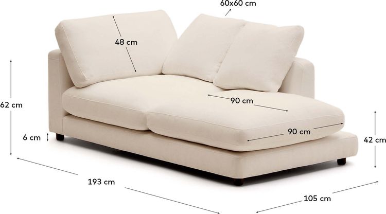 Kave Home Gala Chaise Longue