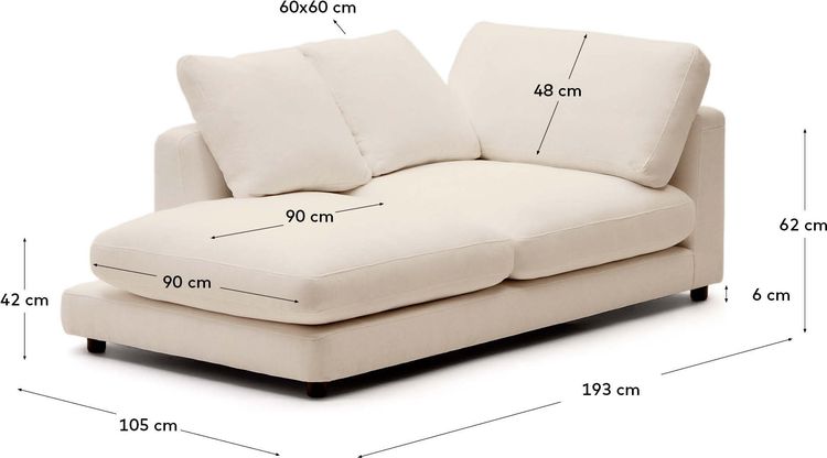 Kave Home Gala Chaise Longue