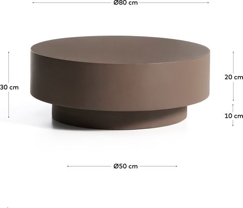 Kave Home Garbet Bruine Salontafel