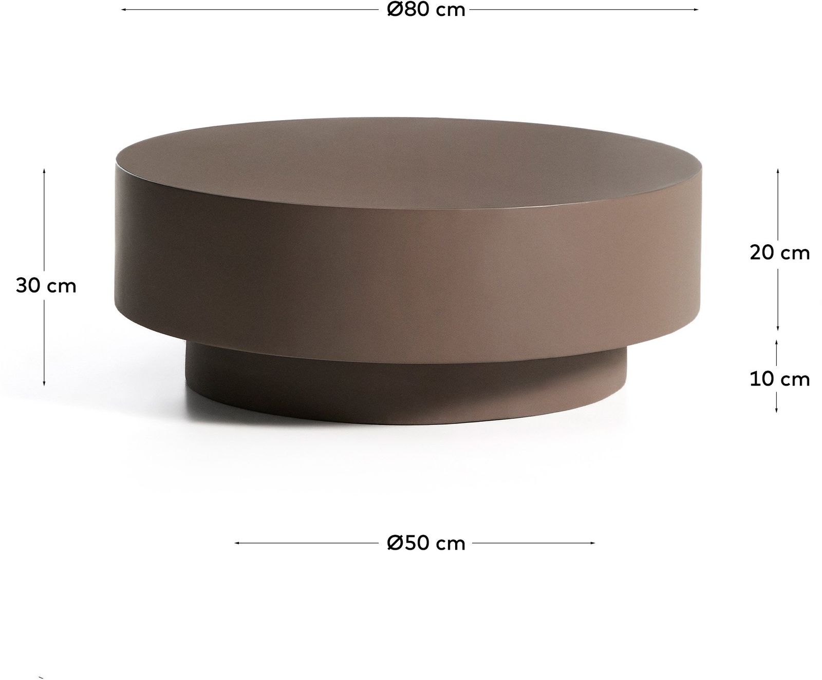 Kave Home Garbet Bruine Salontafel