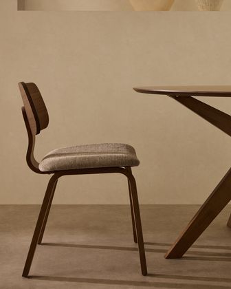 Kave Home Gena Beklede Eetkamerstoel