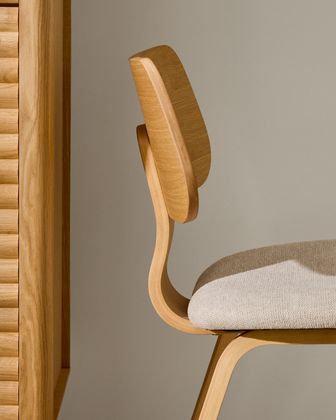 Kave Home Gena Beklede Eetkamerstoel