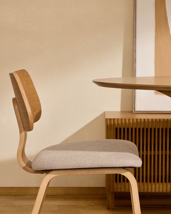 Kave Home Gena Beklede Eetkamerstoel