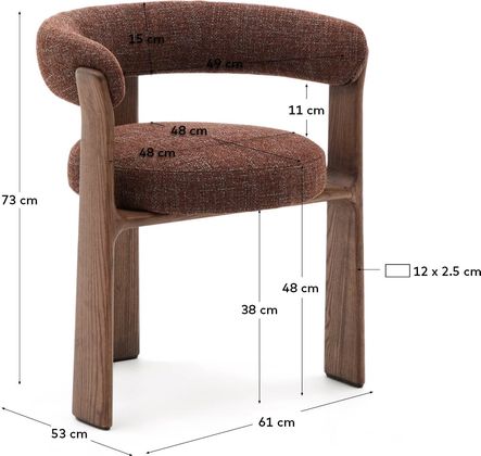 Kave Home Granite Armstoel