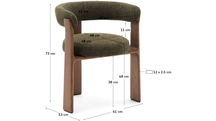 Kave Home Granite Armstoel