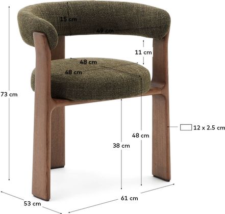 Kave Home Granite Armstoel