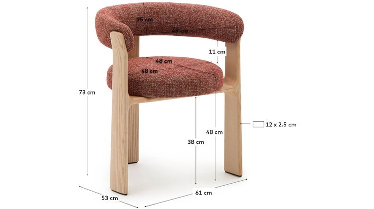 Kave Home Granite Armstoel