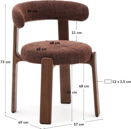 Kave Home Granite Eetkamerstoel