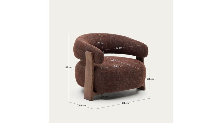 Kave Home Granite Fauteuil