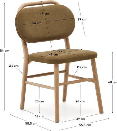 Kave Home Helda Eetkamerstoel
