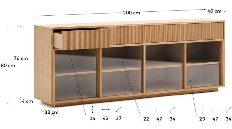 Kave Home Helvine Dressoir