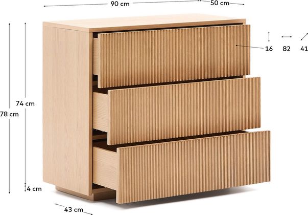Kave Home Helvine Ladekast