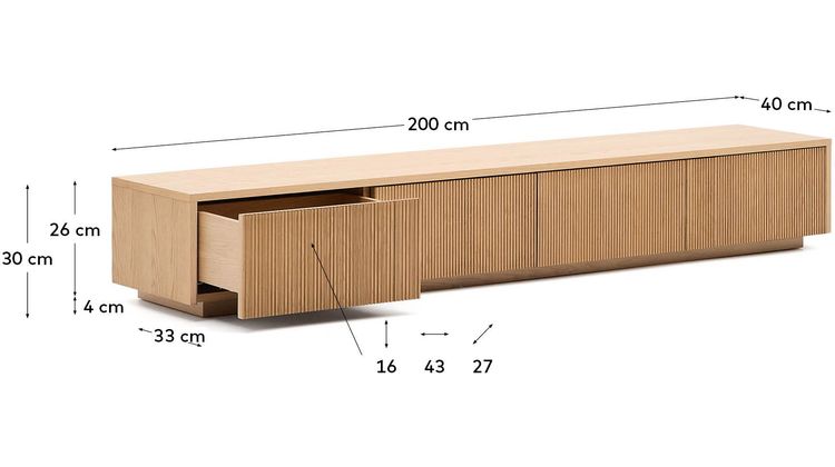 Kave Home Helvine Tv-meubel