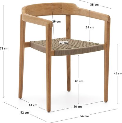 Kave Home Icaro Tuinstoel