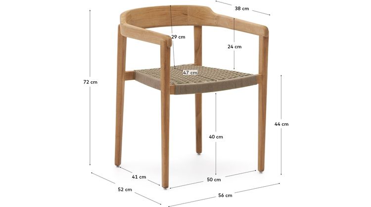 Kave Home Icaro Tuinstoel