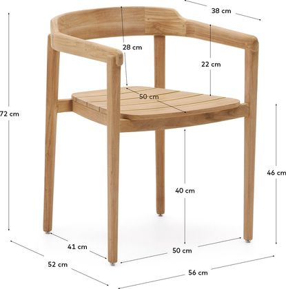 Kave Home Icaro Tuinstoel