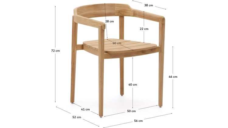 Kave Home Icaro Tuinstoel
